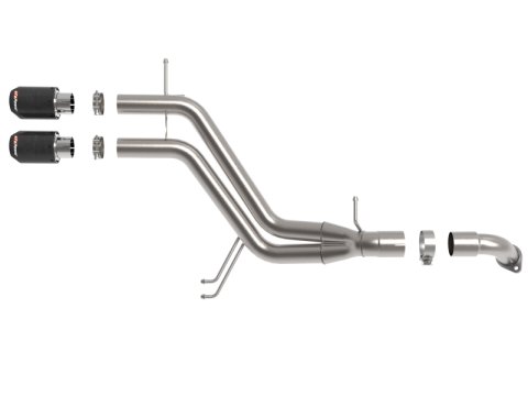 aFe Takeda 13-17 Hyundai Veloster L4-1.6L 2-1/2in 304 SS Axle-Back Exhaust w/ Carbon Fiber Tips thumbnail 7