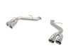 aFe POWER MACH Force-Xp 3in Axle-Back Exhaust 16-20 Chevy Camaro SS V8 6.2L w/o Mufflers - Polished thumbnail 7
