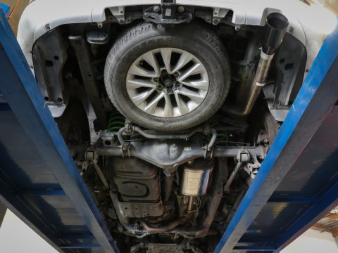 aFe POWER Vulcan Series 2-1/2in 304SS Cat-Back Exhaust 10-21 Lexus GX460 V8-4.6L w/ Polished Tip thumbnail 3