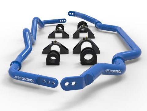 aFe 16-21 Infiniti Q50/Q60 3.0L (tt) Front and Rear Sway Bar Set Blue thumbnail 3