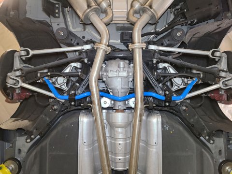 aFe 16-21 Infiniti Q50/Q60 3.0L (tt) Front and Rear Sway Bar Set Blue thumbnail 7