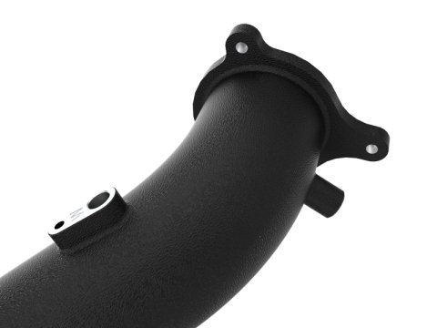 aFe BladeRunner Black 2-3/4in Aluminum Charge Pipe 2021 Toyota Supra GR (A90) I4-2.0L (t) B48 thumbnail 2