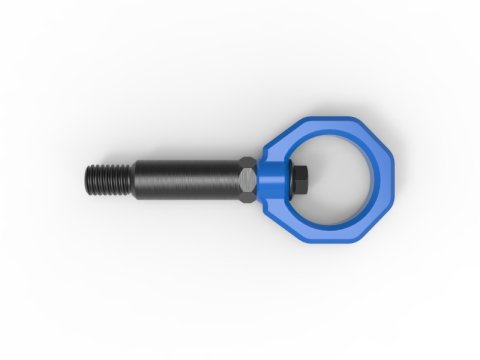 aFe Control Front Tow Hook Blue 20-21 Toyota GR Supra (A90) thumbnail 5