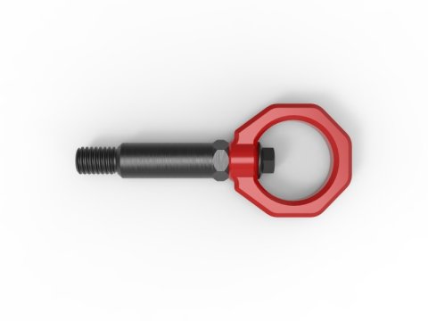 aFe Control Front Tow Hook Red 20-21 Toyota GR Supra (A90) thumbnail 5