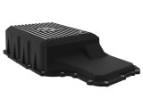 aFe 20-21 Ford Truck w/ 10R140 Transmission Pan Black POWER Street Series w/ Machined Fins thumbnail 5