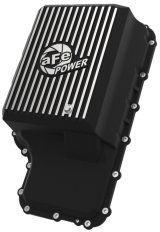 aFe 20-21 Ford Truck w/ 10R140 Transmission Pan Black POWER Street Series w/ Machined Fins thumbnail 7