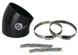 aFe MagnumFORCE Air Intake System Spare Parts Kit 3-1/2in ID x 30 Deg. Silicone Elbow Coupler -Black thumbnail 3