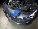 aFe 18-20 Hyundai Elantra GT L4-1.6L (t) Takeda Momentum Dynamic Air Scoop - Blue thumbnail 4