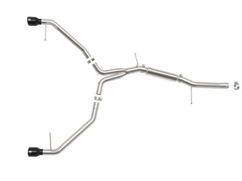 aFe 17-19 Audi A4 (L4-2.0L) MACH Force-Xp Stainless Steel Axle-Back Exhaust System - Black Tip thumbnail 8