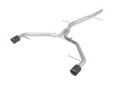 aFe 17-19 Audi A4 (L4-2.0L) MACH Force-Xp Stainless Steel Axle-Back Exhaust System - Carbon Tip thumbnail 1
