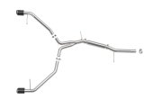 aFe 17-19 Audi A4 (L4-2.0L) MACH Force-Xp Stainless Steel Axle-Back Exhaust System - Carbon Tip thumbnail 9