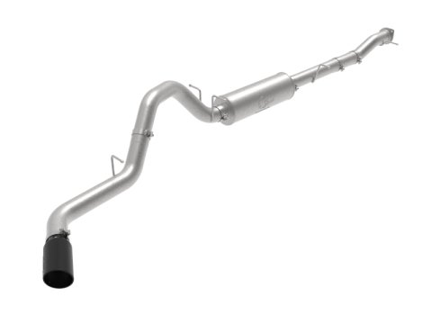 aFe Apollo GT Series 4in 409SS Cat-Back 20-21 GM 2500/3500HD V8-6.6L L8T - Black Tip thumbnail 1