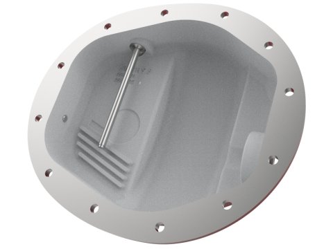 aFe Pro Series GMCH 9.5 Rear Diff Cover Red w/ Machined Fins 19-20 GM Silverado/Sierra 1500 thumbnail 4