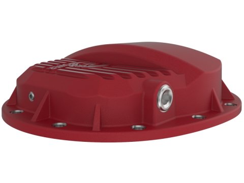 aFe Pro Series GMCH 9.5 Rear Diff Cover Red w/ Machined Fins 19-20 GM Silverado/Sierra 1500 thumbnail 6