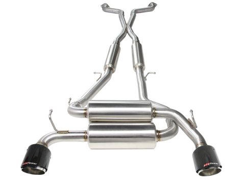 aFe Takeda 2-1/2in 304SS Cat-Back Exhaust Infiniti G37 08-13/Q60 14-15 V6-3.7 w/ Carbon Fiber Tips thumbnail 9