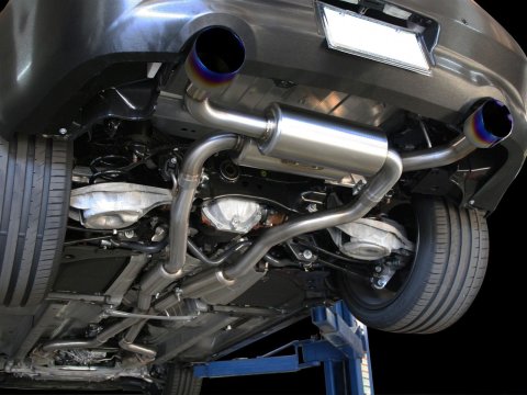 aFe Takeda 2-1/2in 304SS Cat-Back Exhaust Infiniti G37 08-13/Q60 14-15 V6-3.7 w/ Blue Flame Tips thumbnail 1