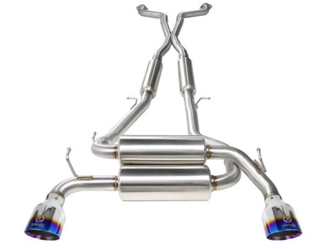 aFe Takeda 2-1/2in 304SS Cat-Back Exhaust Infiniti G37 08-13/Q60 14-15 V6-3.7 w/ Blue Flame Tips thumbnail 9