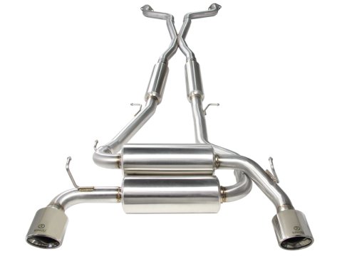 aFe Takeda 2-1/2in 304SS Cat-Back Exhaust Infiniti G37 08-13/Q60 14-15 V6-3.7 w/ Polished Tips thumbnail 5