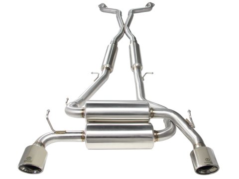 aFe Takeda 2-1/2in 304SS Cat-Back Exhaust Infiniti G37 08-13/Q60 14-15 V6-3.7 w/ Polished Tips thumbnail 8