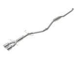 aFe Takeda 2.5in 304SS Cat-Back Exhaust System w/ Polished Tips 17-20 Honda Civic Si Sedan I4 1.5L thumbnail 1