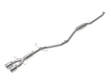aFe Takeda 2.5in 304SS Cat-Back Exhaust System w/ Polished Tips 17-20 Honda Civic Si Sedan I4 1.5L thumbnail 2
