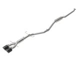 aFe Takeda 2.5in 304SS Cat-Back Exhaust System w/ Carbon Tips 17-20 Honda Civic Si Sedan I4 1.5L thumbnail 1