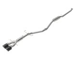 aFe Takeda 2.5in 304SS Cat-Back Exhaust System w/ Carbon Tips 17-20 Honda Civic Si Sedan I4 1.5L thumbnail 2