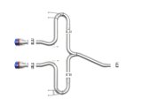 aFe Takeda 2-1/2in 304 SS Axle-Back Exhaust w/Blue Flame Tips 17-20 Honda Civic Sport L4-1.5L (t) thumbnail 3
