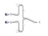 aFe Takeda 2-1/2in 304 SS Axle-Back Exhaust w/Blue Flame Tips 17-20 Honda Civic Sport L4-1.5L (t) thumbnail 4