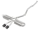aFe Takeda 3in 304 SS Cat-Back Exhaust System w/ Carbon Tips 2017+ Honda Civic Si (4dr) I4 1.5L (t) thumbnail 2