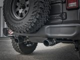 aFe Rebel Series 409 Stainless Steel Cat-Back Exhaust 18-21 Jeep Wrangler JL 2.0L (t) - Black Tip thumbnail 5