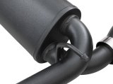 aFe Rebel Series 409 Stainless Steel Cat-Back Exhaust 18-21 Jeep Wrangler JL 2.0L (t) - Black Tip thumbnail 9