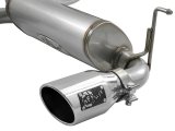 aFe Rebel Series 409 Stainless Steel Cat-Back Exhaust 18-21 Jeep Wrangler JL 2.0L (t) - Polished Tip thumbnail 7