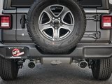 aFe Rebel Series 409 Stainless Steel Cat-Back Exhaust 18-21 Jeep Wrangler JL 2.0L (t) - Polished Tip thumbnail 9