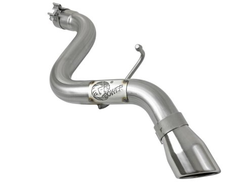 aFe MACH Force-Xp Axle-Back Exhaust System w/Polished Tip 18-20 Jeep Wrangler L4-2.0T / V6-3.6L thumbnail 2