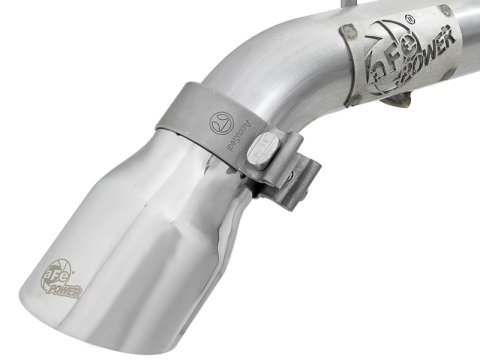 aFe MACH Force-Xp Axle-Back Exhaust System w/Polished Tip 18-20 Jeep Wrangler L4-2.0T / V6-3.6L thumbnail 5