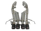 aFe MACH Force-Xp Axle-Back Exhaust System w/ Carbon Fiber Tips Chevrolet Corvette (C7) 14-19 6.2L thumbnail 5