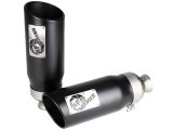 aFe MACH Force-XP 4-1/2in Steel OE Replacement Exhaust Tips - 2021+ Dodge Ram (5.7L V8) - Black thumbnail 1