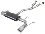 aFe Large Bore HD 3in 304 SS Cat-Back Exhaust w/ Polished Tips 14-19 Jeep Grand Cherokee V6-3.6L thumbnail 1