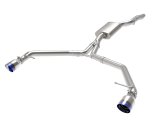 aFe MACH Force-Xp 13-16 Audi Allroad L4 SS Axle-Back Exhaust w/ Blue Flame Tips thumbnail 1