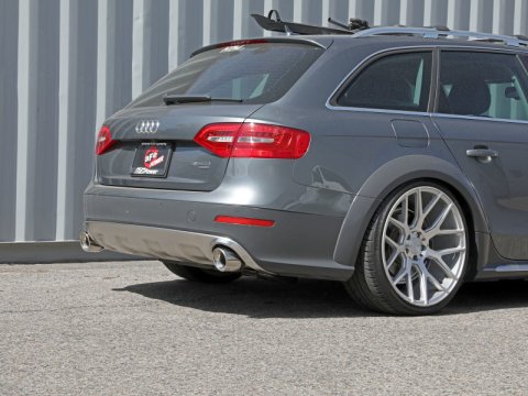 aFe MACH Force-Xp 13-16 Audi Allroad L4 SS Axle-Back Exhaust w/ Polished Tips thumbnail 4