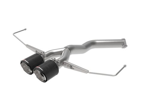 aFe Takeda 3in-2.5in 304 SS Axle-Back Exhaust w/ Carbon Tip 19-20 Hyundai Veloster I4-1.6L(t) thumbnail 1