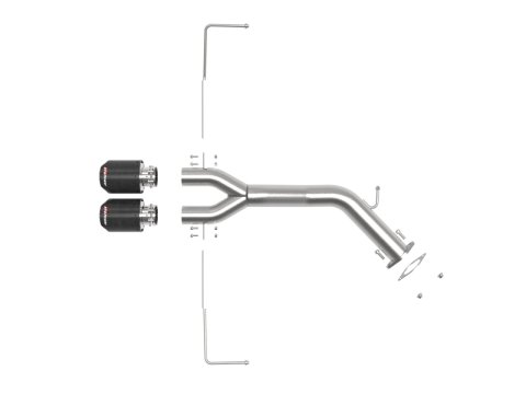 aFe Takeda 3in-2.5in 304 SS Axle-Back Exhaust w/ Carbon Tip 19-20 Hyundai Veloster I4-1.6L(t) thumbnail 9