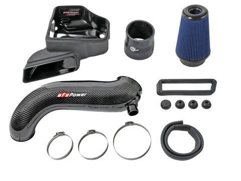 aFe 15-19 VW Golf R (MKVII) L4-2.0L (t) Track Series Carbon Fiber Intake System w/ Pro 5R Filter thumbnail 5