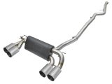 aFe 16-18 BMW M2 L6-3.0L MACH Force-Xp 3in to 2.5in 304 SS Cat-Back Exhaust System-Quad Polish Tips thumbnail 1