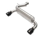 aFe Vulcan 3in 304 SS Axle-Back Exhaust 2021 Ford Bronco L4-2.3L (t)/V6-2.7L (tt) w/ Black Tips thumbnail 2