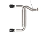 aFe Vulcan 3in 304 SS Axle-Back Exhaust 2021 Ford Bronco L4-2.3L (t)/V6-2.7L (tt) w/ Black Tips thumbnail 6