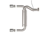 aFe Vulcan 3in 304 SS Axle-Back Exhaust 2021 Ford Bronco L4-2.3L (t)/V6-2.7L (tt) w/ Polished Tips thumbnail 8