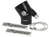 aFe MagnumFORCE Coupling Kit 3in ID x 2/14in x 35deg Elbow Reducing Coupler w. Vent - Black thumbnail 2