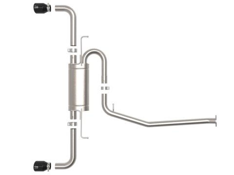 aFe POWER Takeda 19-21 Toyota RAV4 L4-2.5L 304SS CB Exhaust w/ Black Tips thumbnail 7